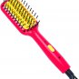 Mini Hair Straightener Brush, Fast Heating Straightening Comb with anti Scald &