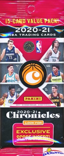 2020/21 Panini CHRONICLES Basketball EXCLUSIVE JUMBO FAT CELLO Factory Sealed Pa