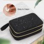 Travel Makeup Bag,Double Layer Toiletry Organizer Women Makeup Brush Bag Cosmeti