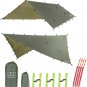 Rainfly Tarp Hammock, Premium 20Ft X 14.3Ft Rain Fly Cover, Waterproof Ultraligh