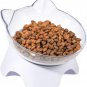 Cat Bowl, anti Spill Tilted Cat Food Bowls, Whisker Fatigue Elevated Cat Bowls,