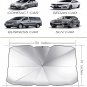 Car Windshield Sun Shade Umbrella, Foldable Car Umbrella Sunshade Cover Protect