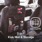 Stow 'N Go Car Back Seat Organizer for Kids, Kick Mat Back Seat Protector, with