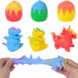 3Pcs Dinosaur Stress Relief Toy Dinosaur Eggs Squeeze Toys Cute Animal Fidget To