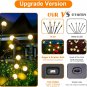 Solar Swaying Light, Solar Garden Lights, New Upgraded 8LED, 2 Modes Solar Firef