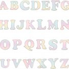 Iron on Letters Patchs for Clothing, 1.97 Inch Varsity Letter Patch, Glitter Che