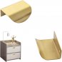 Smooth Drawer Pulls Half Moon Drawer Handles for Cupboard Wardrobe Closet Dresse