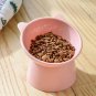 Ergonomic Cat Bowl, 45° Tilted Raised Cat Food Bowls, anti Spill Tilted Cat Food
