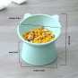 Ergonomic Cat Bowl, 45° Tilted Raised Cat Food Bowls, anti Spill Tilted Cat Food