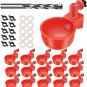 16 Pack Large Automatic Chicken Waterer Cups | Poultry Waterers | Poultry Water