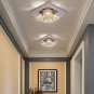Modern Crystal Ceiling Light, Square Led Crystal Chandeliers Lighting Fixtures K