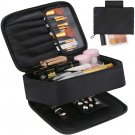 Makeup Bag and Jewelry Bag for Women, 2 in 1 Travel Make up Bag Organizer with C