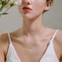 FJ Cross Necklace Snake Infinity Pendant High Polished Sterling Silver Necklace
