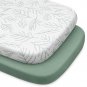 Bassinet Sheet Fitted for Baby Boy and Girl, Jersey Knit Cotton for Natural Comf