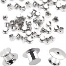 10 Pieces Metal Pin Backs Locking Pin Keepers Locking Clasp