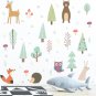 Woodland Wall Stickers, Forest Animals Wall Decals, Woodland Wall Decals, Nurser