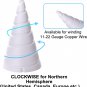 2Pcs Fibonacci Coil Winding Jig for Electroculture Gardening - Electro Culture G
