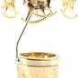 Spinning Candle Holder Christmas Rotary Tealight Candle Holder Rotating Candlest