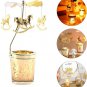 Spinning Candle Holder Christmas Rotary Tealight Candle Holder Rotating Candlest