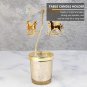 Spinning Candle Holder Christmas Rotary Tealight Candle Holder Rotating Candlest