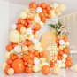 138Pcs Little Cutie Baby Shower Decorations Different Size Orange Yellow Balloon