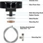 Glass Rinser for Kitchen Sink, Quick Rinser for Baby Bottle Faucet Glass Washer