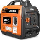Portable Inverter Generator，2200W Ultra-Quiet Gas Engine, EPA Compliant, Eco-Mod