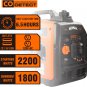 Portable Inverter Generatorï¼2200W Ultra-Quiet Gas Engine, EPA Compliant, Eco-Mod