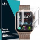 Lϟk 6 Pack Screen Protector Designed for Apple Watch 40Mm Series 6 5 4 SE / 38Mm