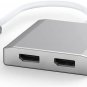 WJESOG Displayport to Dual Displayport MST DP to 2 DP Splitter Multi Stream Tran