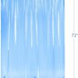 Shower Curtain Liner, 72X72 Transparent Blue Shower Curtain Liner, Lightweight P