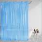 Shower Curtain Liner, 72X72 Transparent Blue Shower Curtain Liner, Lightweight P