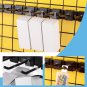 Hanging Tabs with Adhesive, 610PCS round Hole Hang Tabs Clear Hanging Tags 0.87X