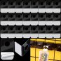 Hanging Tabs with Adhesive, 610PCS round Hole Hang Tabs Clear Hanging Tags 0.87X