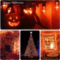 C7 Halloween Replacement Bulbs, Orange Ceramic Christmas Lights Bulbs, Outdoor P
