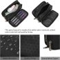 Large Capacity Pencil Case, Aesthetic Pencil Pouch with 3 Compartments Nylon Sto