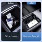 Tesla Model 3 Model Y Center Console Organizer Tray Armrest Silicone Cup Holder