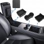 Tesla Model 3 Model Y Center Console Organizer Tray Armrest Silicone Cup Holder