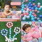 Soft Plastic Ball Pit Balls - Plastic Toy Balls for Kids - Ideal Baby Toddler Ba