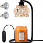 Candle Warmer Lamp, Electric Candle Warmer with Timer, Dimmable Candle Lamp Glas
