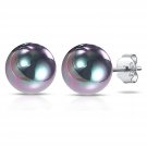 Stud Earrings for Women, Black Pearl Earrings for Women Hypoallergenic Classic r