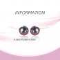 Stud Earrings for Women, Black Pearl Earrings for Women Hypoallergenic Classic r