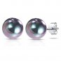 Stud Earrings for Women, Black Pearl Earrings for Women Hypoallergenic Classic r