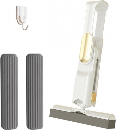 Small Sponge Mop, Portable and Foldable, Mini Mop for Small Spaces Cleaning in K