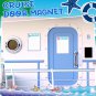 2 Pcs Whiteboard Cruise Door Magnets Cruise Door Decorations Magnetic with 4 Pcs
