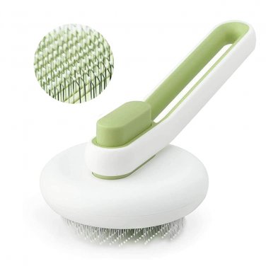 Cat Brush, One-Click Cleaning Shedding and Grooming Brush, Pet Hair Brush with R