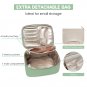 Travel Makeup Bag Large Cosmetic Bag Make up Case Organizer for Women (Mint Gree