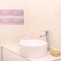 FENGHUTING Self-Adhesive Pink Bowknot Wallpaper Border,Pvc Wall Decal Sticker Wa