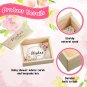 50 Pcs Floral Baby Advice Cards with Wooden Baby Keepsake Box Sonogram Photo Fra
