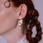 Long Pearl Earrings Pearl Drop Earrings Pearl Statement Earrings for Women Pearl